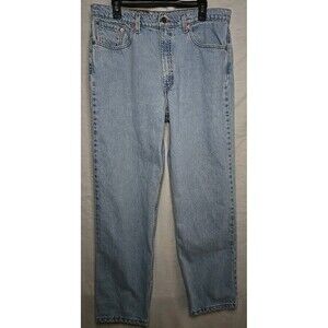 Levis 550 Jeans 1993 Men’s 38x30 Light Blue Relaxed Tapered Made In USA Vintage